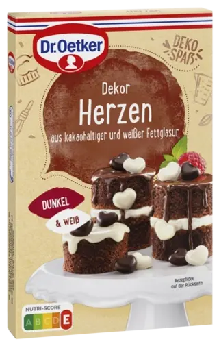 Dr. Oetker Schoko-Dekor Herzen