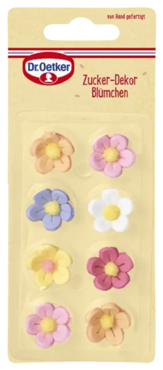 Dr. Oetker 3D Zucker Dekor Blümchen groß