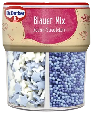 Dr. Oetker Streudekor Blauer Mix