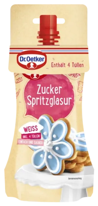Dr. Oetker Zucker-Spritzglasur weiß