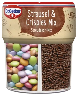 Dr. Oetker Schoko & Crispies Mix Streudekor