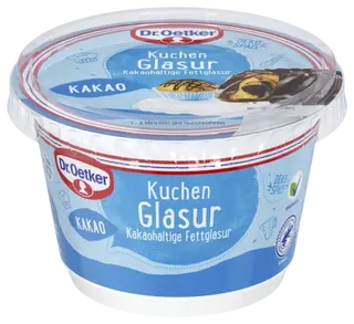 Dr. Oetker Kuchen Glasur Kakao (1 Becher)
