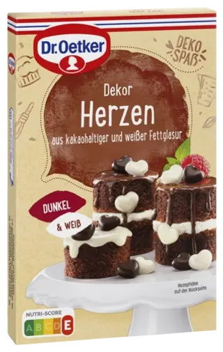 Dr. Oetker Schoko-Dekor Herzen