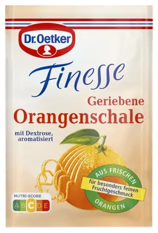 Dr. Oetker Finesse Geriebene Orangenschale