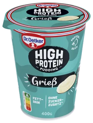 Dr. Oetker High Protein Pudding Grieß (400 g)