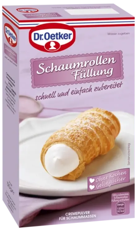 Dr. Oetker Schaumrollen Füllung