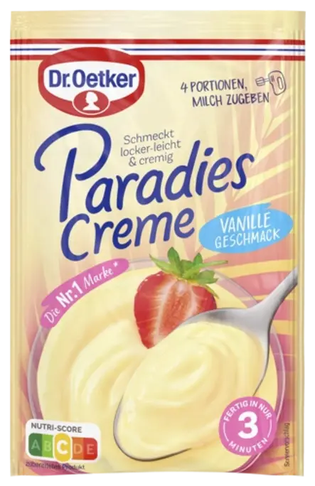Dr. Oetker Paradies Creme Vanille-Geschmack