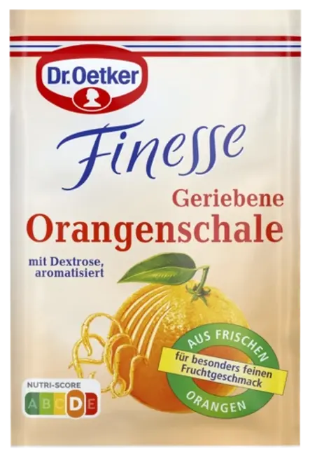 Dr. Oetker Finesse Geriebene Orangenschale