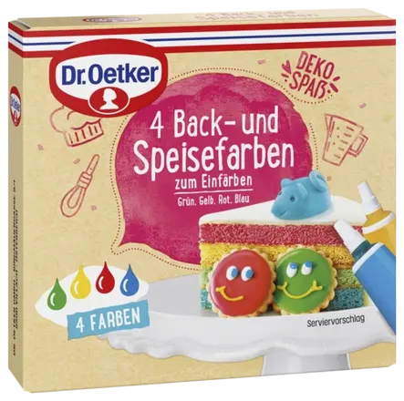 Dr. Oetker Back- & Speisefarben rot
