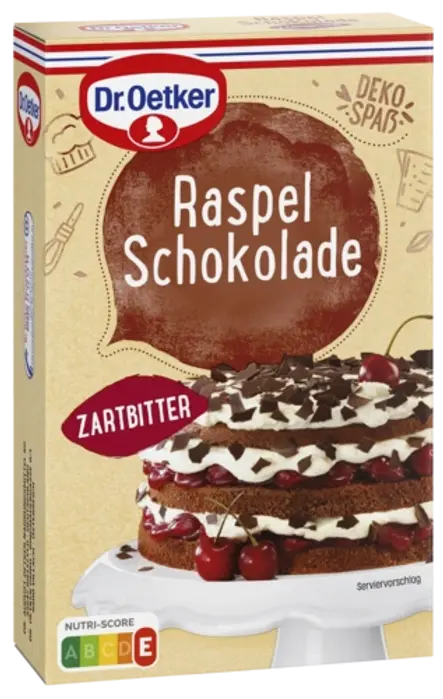 Dr. Oetker Raspelschokolade Zartbitter