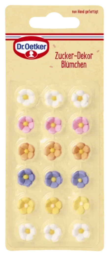 Dr. Oetker 3D Zucker-Dekor Blümchen klein
