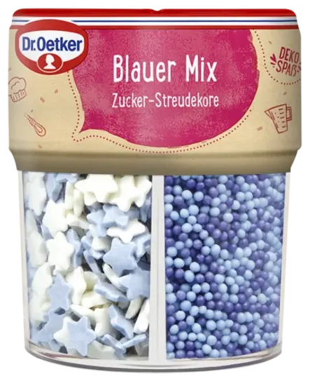 Dr. Oetker Streudekor Blauer Mix