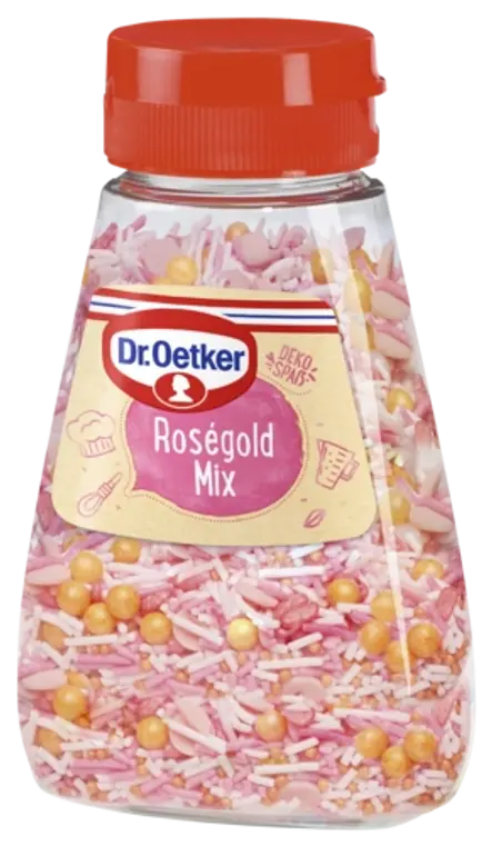 Dr. Oetker Streudekor Roségold Mix