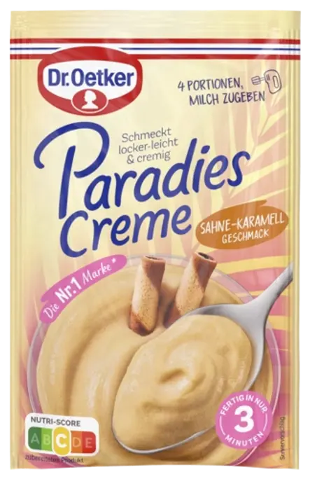 Dr. Oetker Paradies Creme Sahne-Karamell-Geschmack