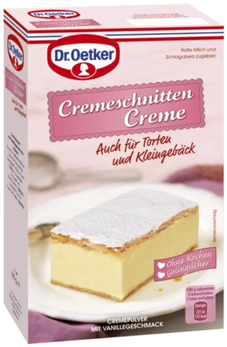 Dr. Oetker Cremeschnitten Creme
