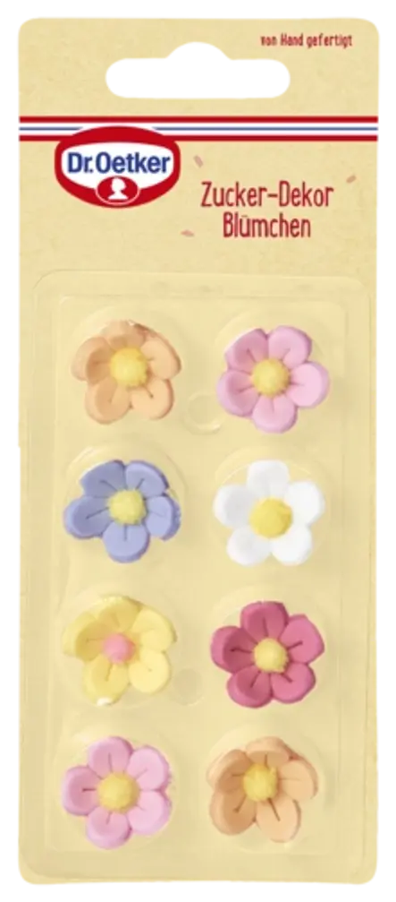 Dr. Oetker 3D Zucker Dekor Blümchen groß