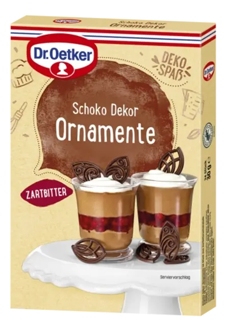 Dr. Oetker Schoko-Dekor Ornamente