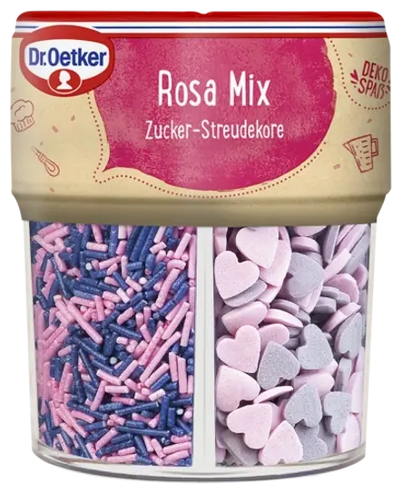Dr. Oetker Streudekor Rosa Mix