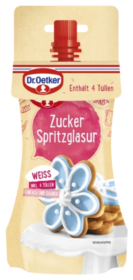 Dr. Oetker Zucker-Spritzglasur weiß