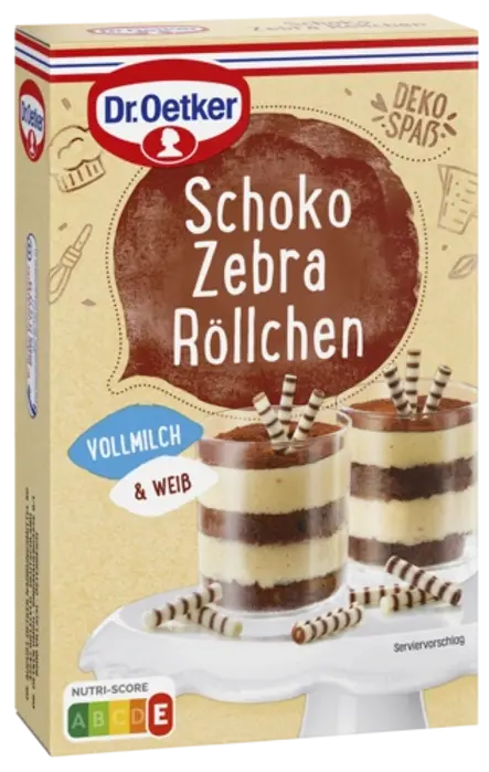 Dr. Oetker Schoko Zebra Röllchen