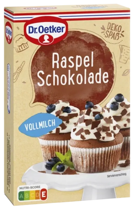 Dr. Oetker Raspelschokolade Vollmilch