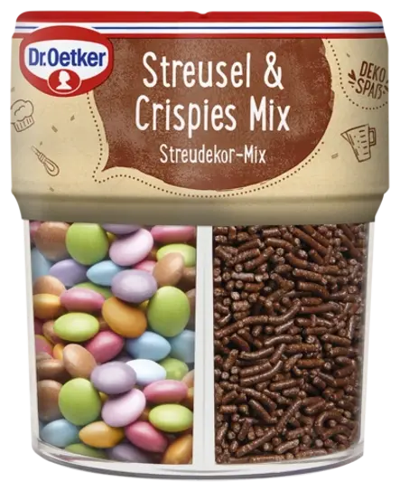 Dr. Oetker Schoko & Crispies Mix Streudekor