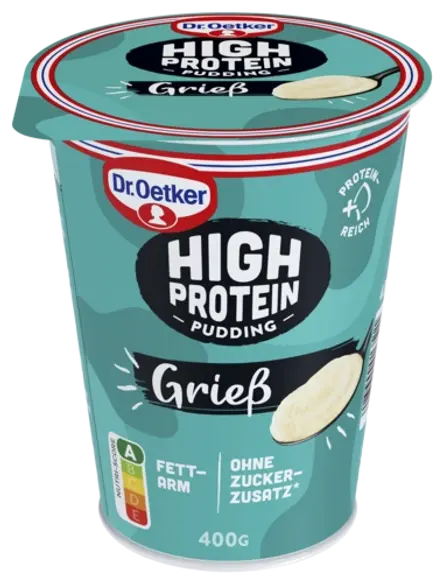 Dr. Oetker High Protein Pudding Grieß (400 g)
