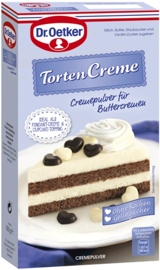 Dr. Oetker Tortencreme klassische Art