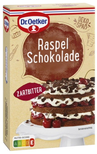 Dr. Oetker Raspelschokolade Zartbitter