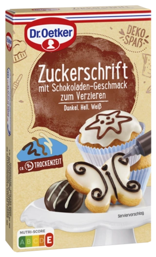 Dr. Oetker Zuckerschrift mit Schokoladen-Geschmack