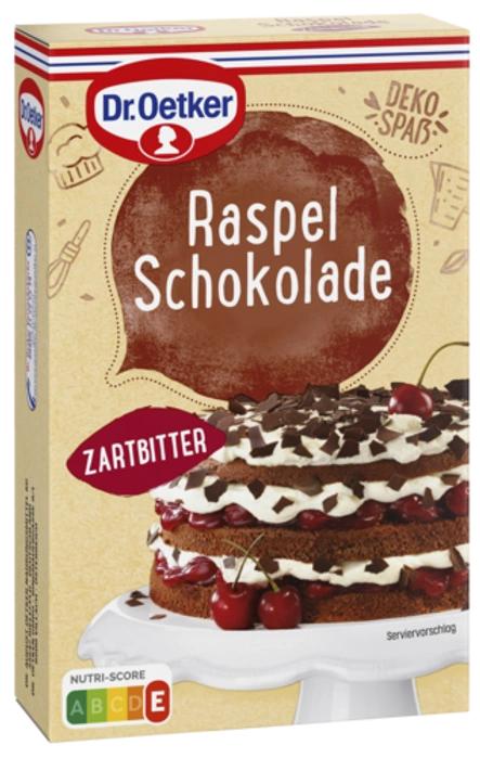 Dr. Oetker Raspelschokolade Zartbitter