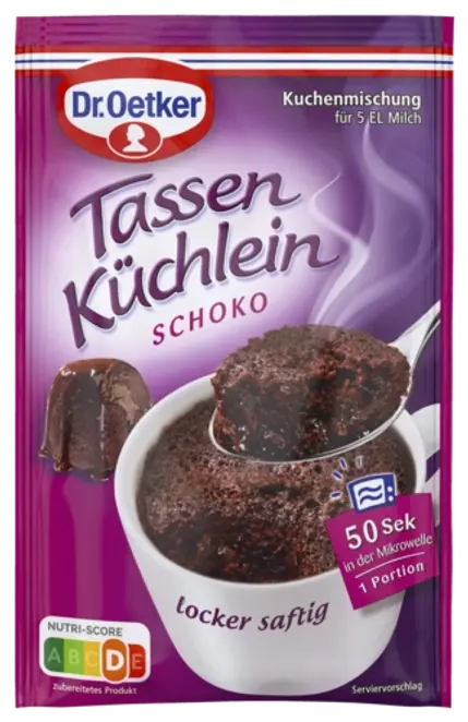 Dr. Oetker Tassenküchlein Schoko