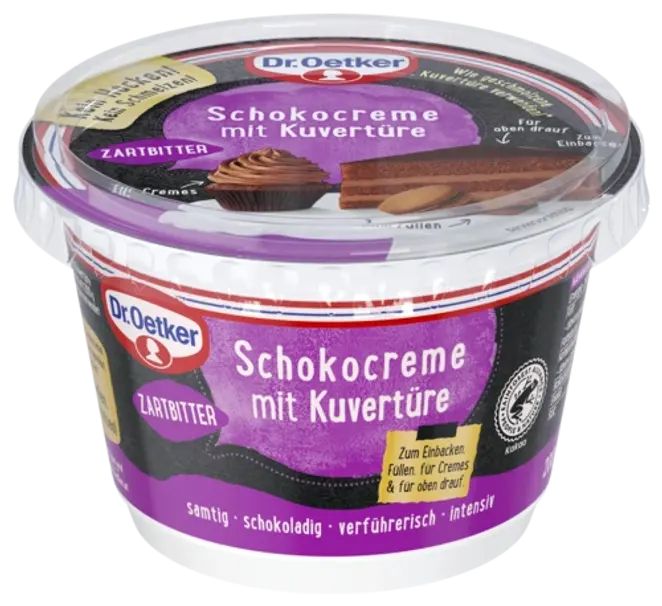 Dr. Oetker Schokocreme mit Kuvertüre Zartbitter 200g