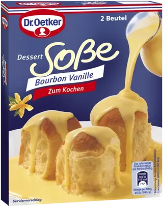 Dr. Oetker Dessert-Soße Bourbon-Vanille zum Kochen