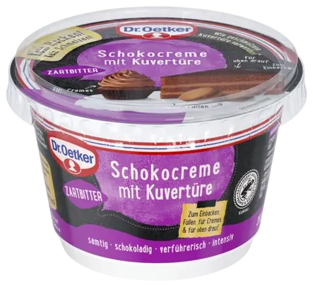 Dr. Oetker Schokocreme mit Kuvertüre Zartbitter