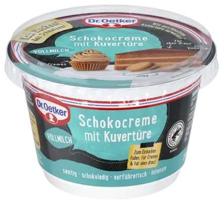 Dr. Oetker Schokocreme mit Kuvertüre Vollmilch
