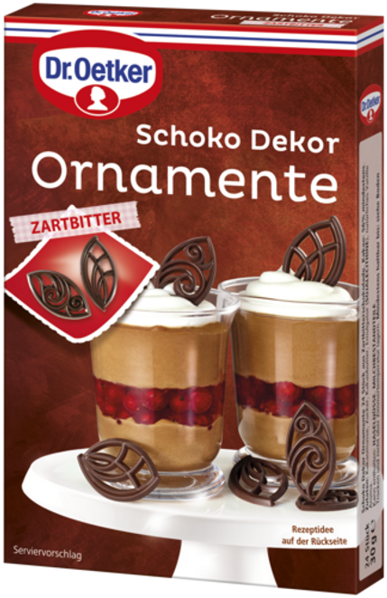 Dr. Oetker Schoko Dekor Ornamente