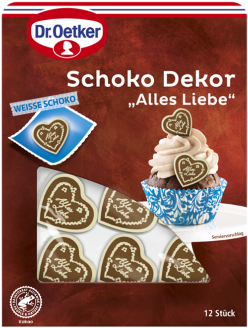 Dr. Oetker Schoko-Dekor "Alles Liebe"