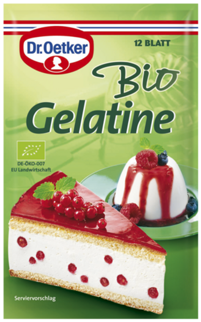 Dr. Oetker Bio Blatt Gelatine