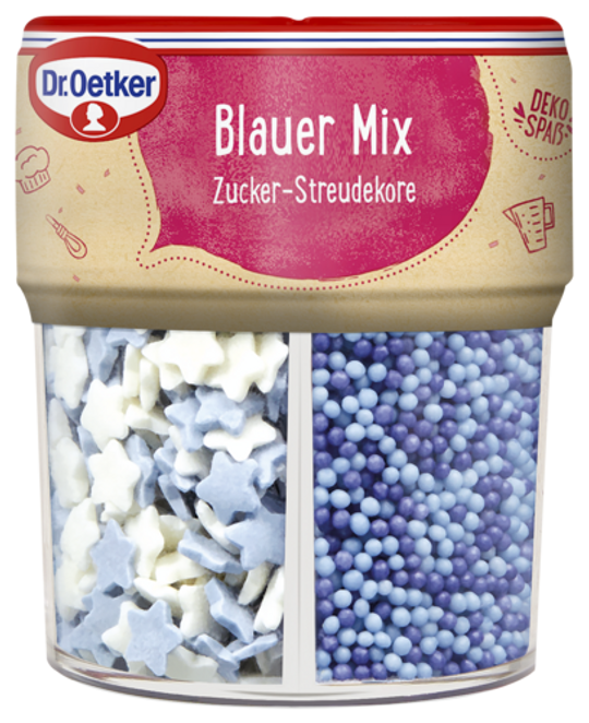 Dr. Oetker Blauer Mix Streudekor