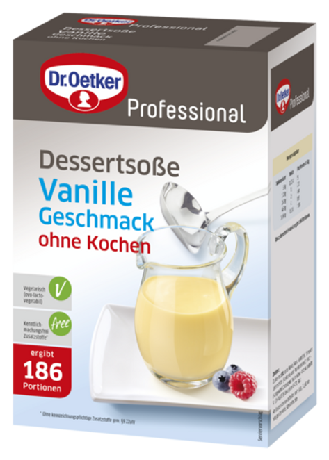 Dr. Oetker Dessertsoße Vanille-Geschmack ohne Kochen 1 kg