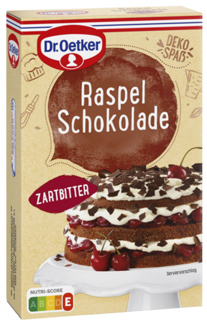 Dr. Oetker Raspelschokolade Zartbitter