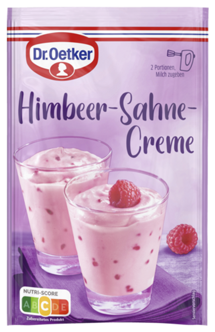 Dr. Oetker Himbeer-Sahne-Creme
