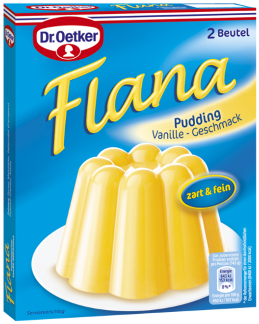 Dr. Oetker Flana Vanille-Geschmack