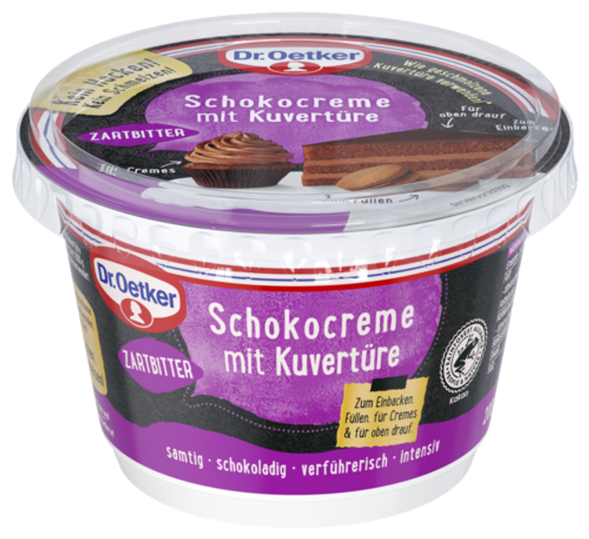Dr. Oetker Schokocreme mit Kuvertüre Zartbitter 200g