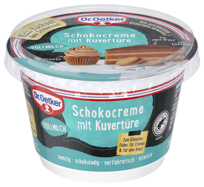 Dr. Oetker Schokocreme mit Kuvertüre Vollmilch 200 g