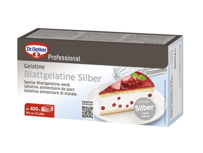 Dr. Oetker Blattgelatine Silber 1 kg