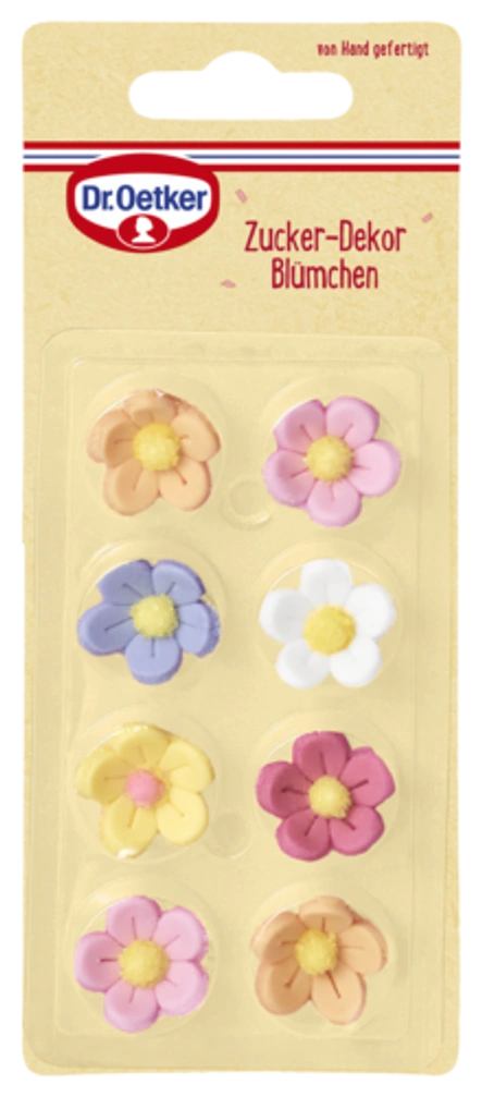 Dr. Oetker 3D Zucker Dekor Blümchen groß