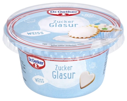 Dr. Oetker Zuckerglasur weiß (1 1/2 Becher)