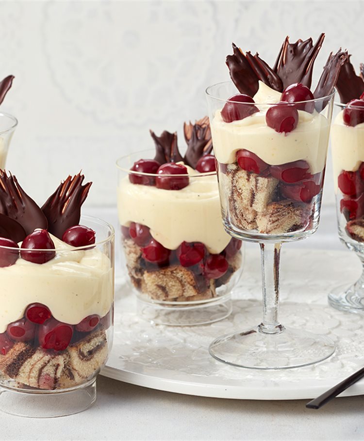 Donauwellen-Dessert im Glas